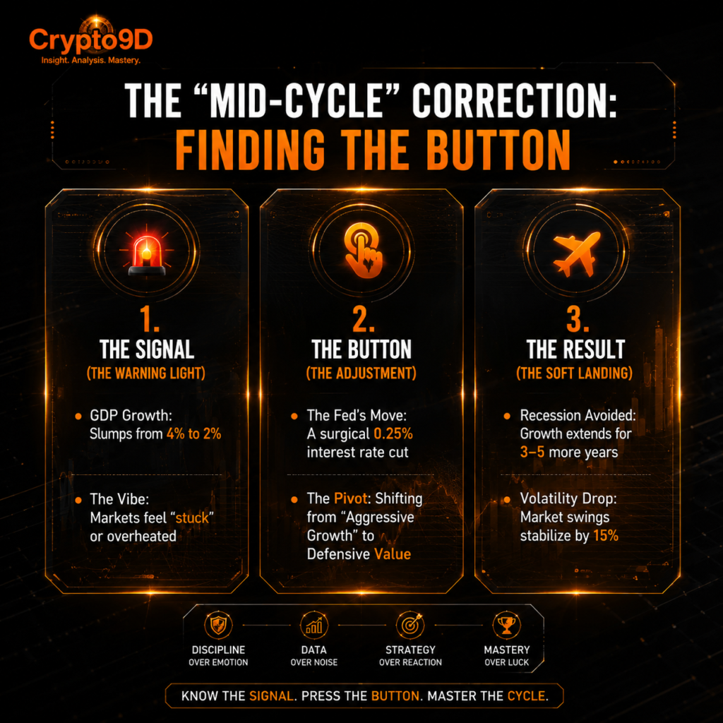 What is the “Mid-Cycle” Correction?: Finding the Button to Stay Ahead