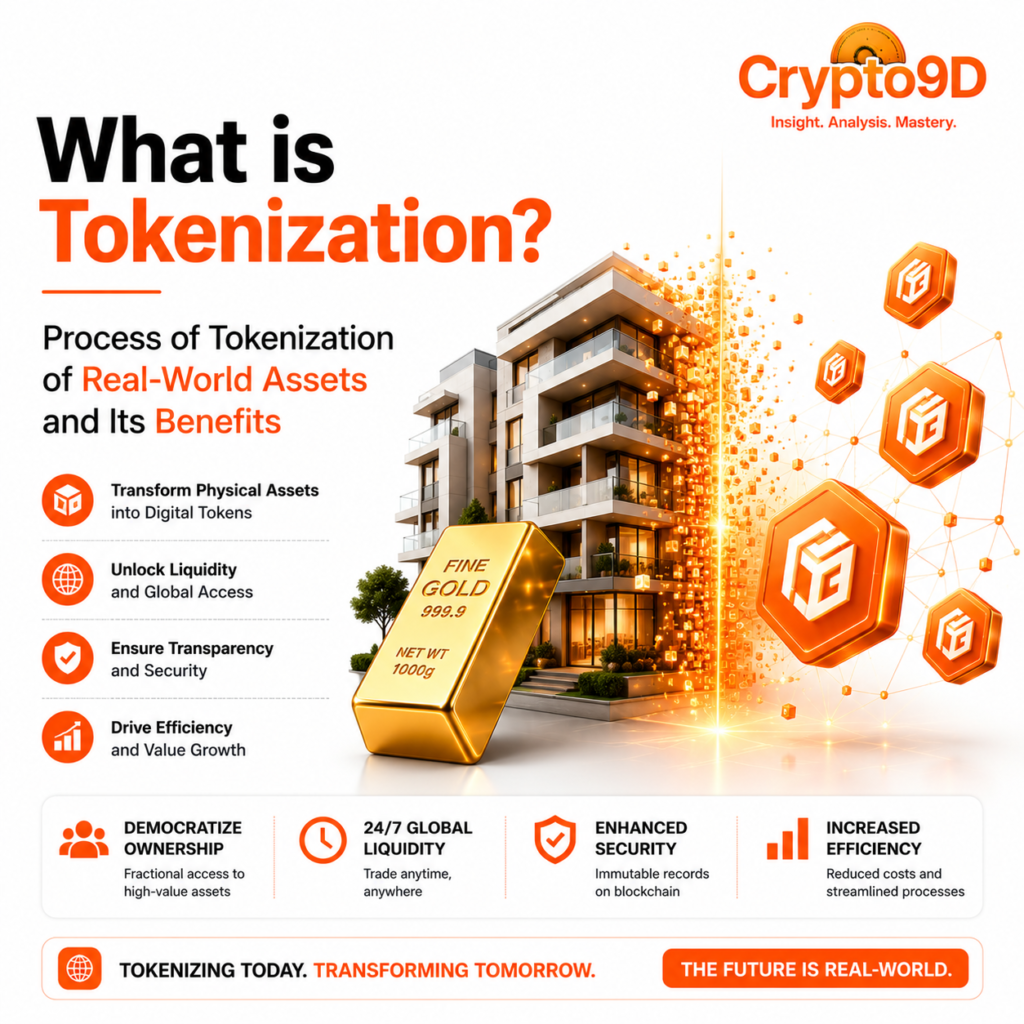 What is Tokenization? Process of Tokenization of Real-World Assets and Its Benefits
